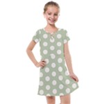 Polk Dots Seamless Pattern Kids  Cross Web Dress