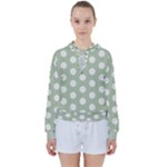 Polk Dots Seamless Pattern Women s Tie Up Sweat