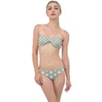 Polk Dots Seamless Pattern Classic Bandeau Bikini Set