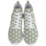 Polk Dots Seamless Pattern Men s Lightweight High Top Sneakers