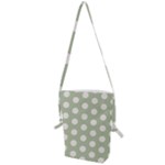 Polk Dots Seamless Pattern Folding Shoulder Bag