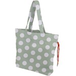 Polk Dots Seamless Pattern Drawstring Tote Bag