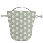 Polk Dots Seamless Pattern Drawstring Bucket Bag