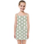 Polk Dots Seamless Pattern Kids  Summer Sun Dress