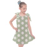 Polk Dots Seamless Pattern Kids  Tie Up Tunic Dress