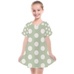 Polk Dots Seamless Pattern Kids  Smock Dress