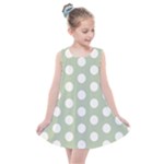 Polk Dots Seamless Pattern Kids  Summer Dress