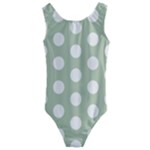 Polk Dots Seamless Pattern Kids  Cut-Out Back One Piece Swimsuit