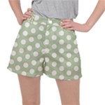 Polk Dots Seamless Pattern Women s Ripstop Shorts