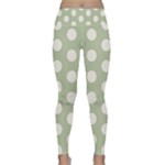 Polk Dots Seamless Pattern Lightweight Velour Classic Yoga Leggings