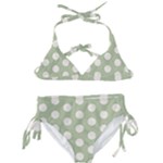 Polk Dots Seamless Pattern Kids  Classic Bikini Set