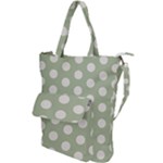 Polk Dots Seamless Pattern Shoulder Tote Bag