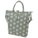 Polk Dots Seamless Pattern Buckle Top Tote Bag