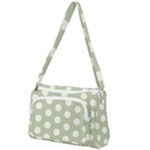 Polk Dots Seamless Pattern Front Pocket Crossbody Bag