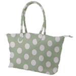 Polk Dots Seamless Pattern Canvas Shoulder Bag