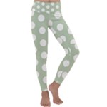 Polk Dots Seamless Pattern Kids  Lightweight Velour Classic Yoga Leggings