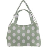 Polk Dots Seamless Pattern Double Compartment Shoulder Bag