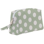 Polk Dots Seamless Pattern Wristlet Pouch Bag (Large)