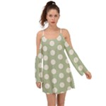 Polk Dots Seamless Pattern Boho Dress