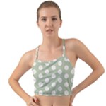 Polk Dots Seamless Pattern Mini Tank Bikini Top