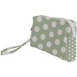 Polk Dots Seamless Pattern Wristlet Pouch Bag (Small)