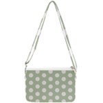 Polk Dots Seamless Pattern Double Gusset Crossbody Bag