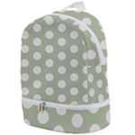 Polk Dots Seamless Pattern Zip Bottom Backpack