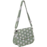 Polk Dots Seamless Pattern Saddle Handbag