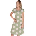 Polk Dots Seamless Pattern Classic Short Sleeve Dress