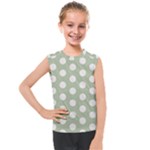 Polk Dots Seamless Pattern Kids  Mesh Tank Top