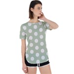 Polk Dots Seamless Pattern Perpetual Short Sleeve T-Shirt