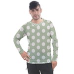 Polk Dots Seamless Pattern Men s Pique Long Sleeve T-Shirt