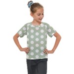 Polk Dots Seamless Pattern Kids  Mesh Piece T-Shirt