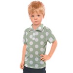 Polk Dots Seamless Pattern Kids  Polo T-Shirt