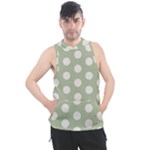 Polk Dots Seamless Pattern Men s Sleeveless Hoodie