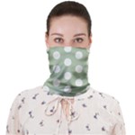 Polk Dots Seamless Pattern Face Covering Bandana (Adult)