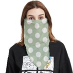 Polk Dots Seamless Pattern Face Covering Bandana (Triangle)