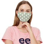 Polk Dots Seamless Pattern Fitted Cloth Face Mask (Adult)