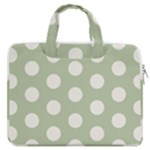 Polk Dots Seamless Pattern MacBook Pro 13  Double Pocket Laptop Bag