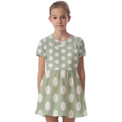 Kids  Short Sleeve Pinafore Style Dress 