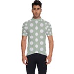 Polk Dots Seamless Pattern Men s Short Sleeve Cycling Jersey