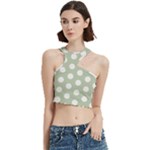 Polk Dots Seamless Pattern Cut Out Top