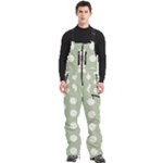 Polk Dots Seamless Pattern Men s Front Zip Ski And Snowboard Bib Pants