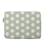 Polk Dots Seamless Pattern 13  Vertical Laptop Sleeve Case With Pocket