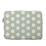 Polk Dots Seamless Pattern 14  Vertical Laptop Sleeve Case With Pocket