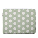 Polk Dots Seamless Pattern 15  Vertical Laptop Sleeve Case With Pocket