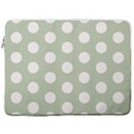 Polk Dots Seamless Pattern 17  Vertical Laptop Sleeve Case With Pocket