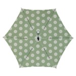 Polk Dots Seamless Pattern Automatic Folding Umbrella with Case (Small)