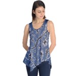 Nature Charm Drawing  Sleeveless Tunic