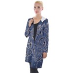 Nature Charm Drawing  Hooded Pocket Cardigan